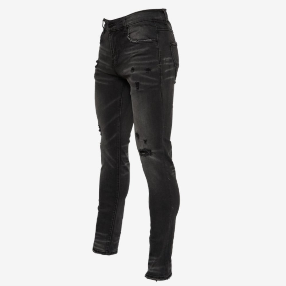 NEW!Smugglers Moon Knee Rip Routine Jeans - Picture 3 of 6